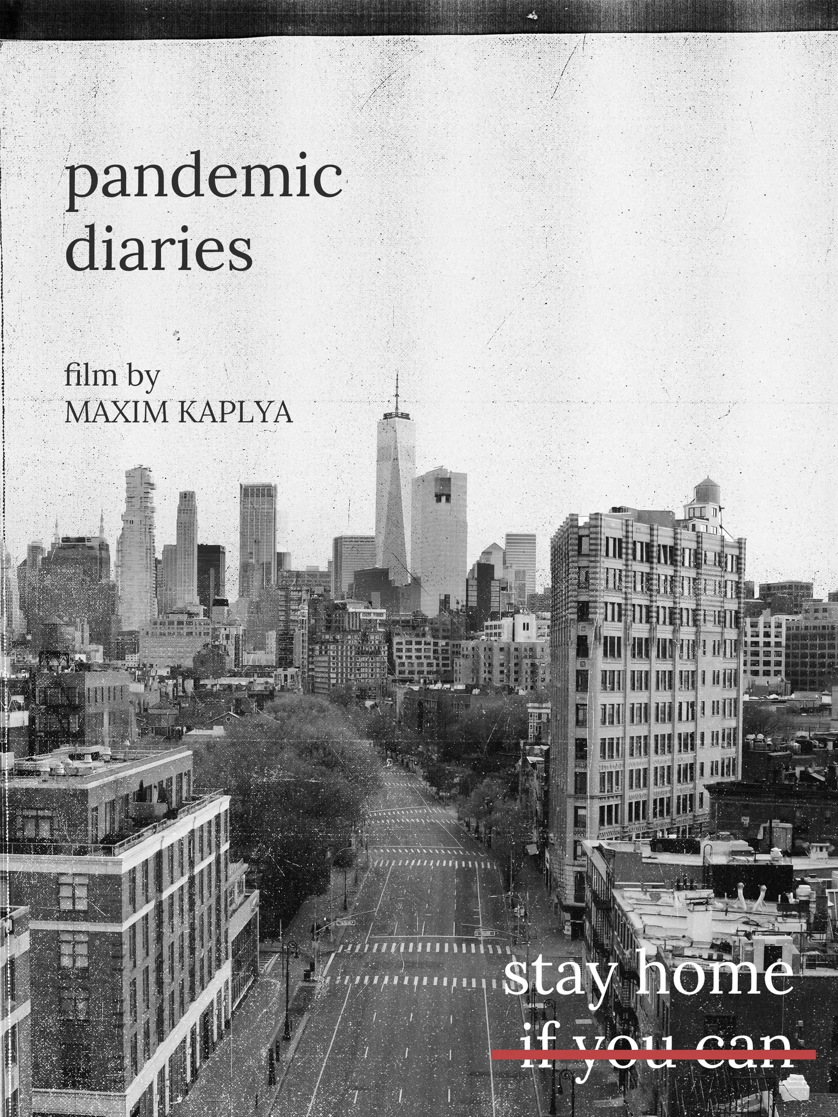 документальный фильм "PANDEMIC DIARIES"